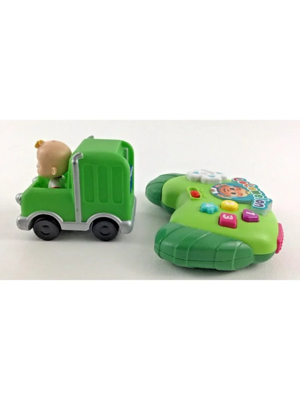 Cocomelon Lots To Learn Game Controller Green Trash Truck Push Vehicle Lot 2020